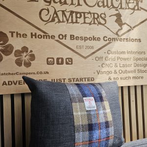 Harris tweed scatter cushion
