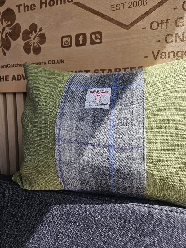 Harris Tweed scatter cushion - Image 2