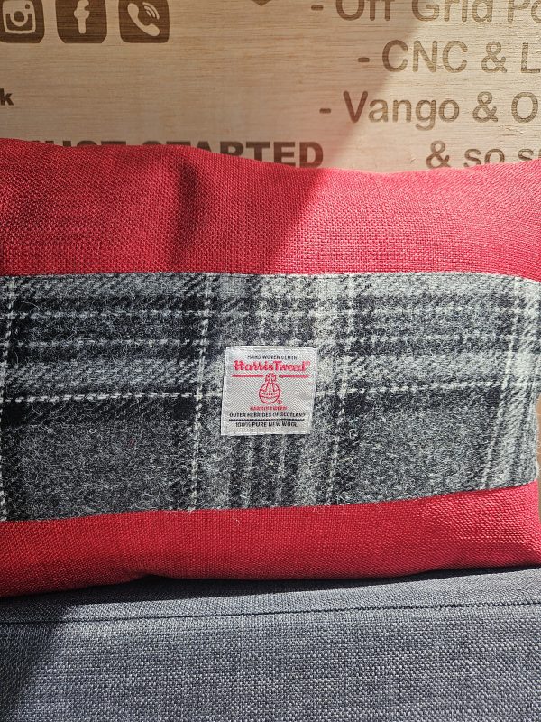 Harris tweed scatter cushion - Image 2