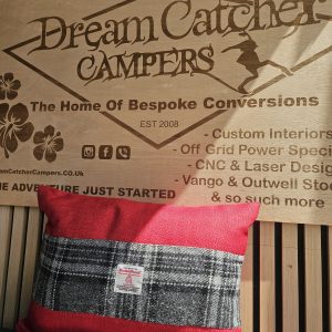 Harris tweed scatter cushion